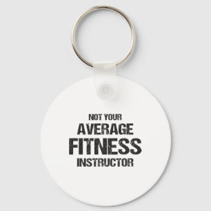 Grappige fitnessinstructeur workout fitness cadeau sleutelhanger