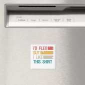 Grappige fitnessoefening in de sportschool Ik zou  Magneet (Insitu (Vaatwasser))