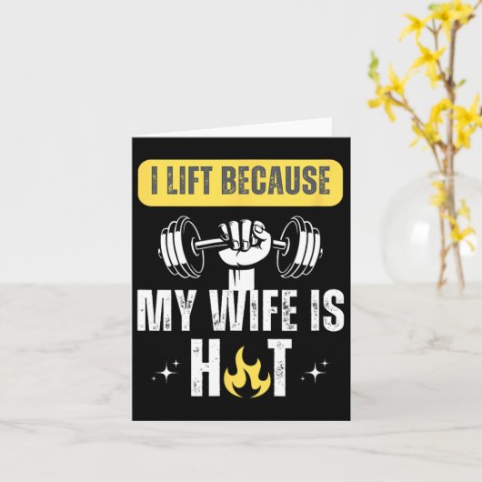 Grappige fitnessruimte rat ik lift omdat mijn vrou kaart (Gele Bloem)