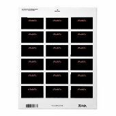 Grappige Flamingo Bachelor Party Cocktail Liefhebb Etiket (Full Sheet)