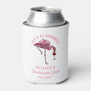 Grappige Flamingo Bachelorette Weekendfeest Blikjeskoeler