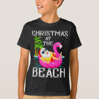 Grappige Flamingo Float Sinterklaas Kerstmis Op He