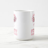 Grappige flamingo fluff gebeurt koffiemok (Center)