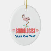 Grappige Flamingo Keramisch Ornament (Rechts)