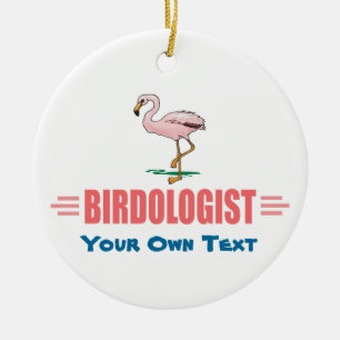 Grappige Flamingo Keramisch Ornament