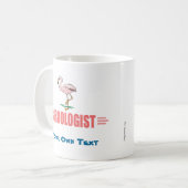 Grappige Flamingo Koffiemok (Voorkant links)
