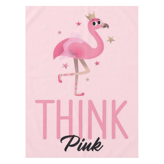 Grappige Flamingo liefhebbers | Schattigee Flaming Tafelkleed (Voorkant)