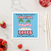 Grappige Flamingo Onze Koppel Rockt Servet (Insitu)