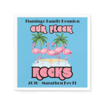 Grappige Flamingo Onze Koppel Rockt