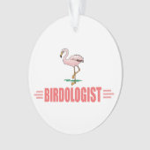 Grappige Flamingo Ornament (voorkant)