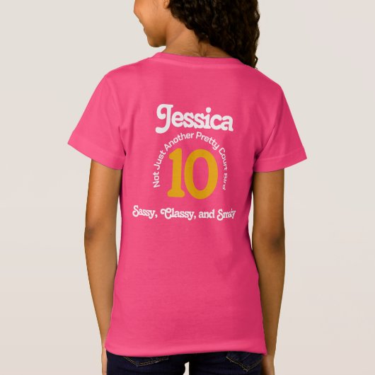 Grappige Flamingo Pickleball T-shirt (Achterkant)