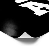 Grappige flamingo woordspeling gevoel ontvlammend perfect poster (Hoek)