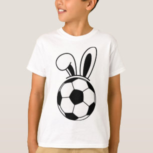 Grappige Flappe Oor Konijn Voetbal Liefhebbers Moo T-shirt