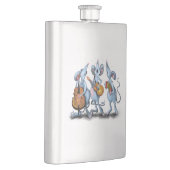 Grappige Flask met Muis Muziek Band Flacon (Rechts)