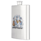 Grappige Flask met Muis Muziek Band Flacon (Links)