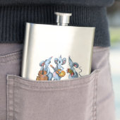 Grappige Flask met Muis Muziek Band Flacon (Voorbeeld)
