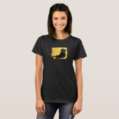 Grappige Flat Coated Retriever Hond T-shirt (Voorkant volledig)