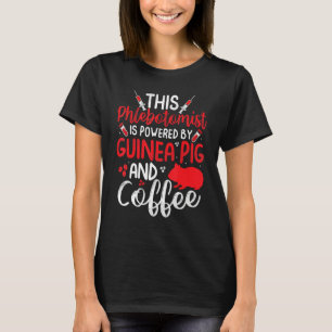 Grappige flebotomie flebotomist Grappige cavia lie T-shirt