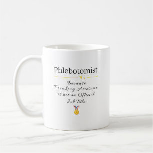 Grappige flebotomistische appreciatie koffiemok
