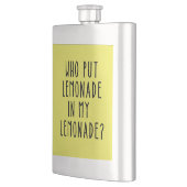 Grappige fles met limonade tekst heupfles (Links)