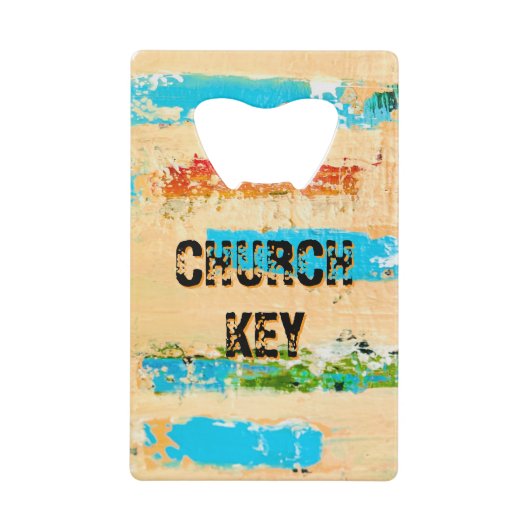 Grappige flesopener creditkaart flessenopener (Voorkant)