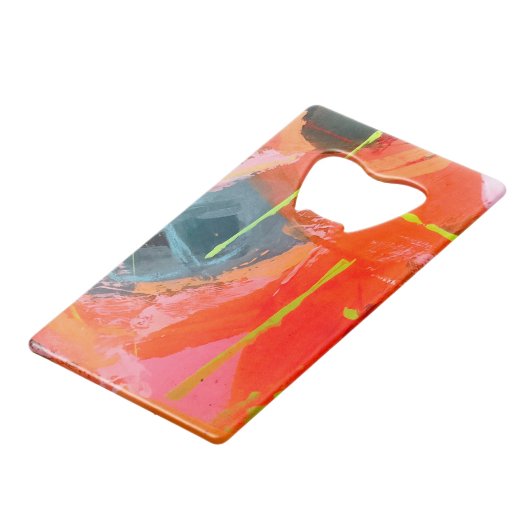 Grappige flesopener creditkaart flessenopener (Achterkant Gekanteld)