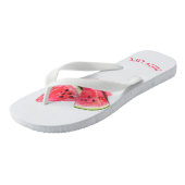 Grappige Flip Flops met Zoete Sappige Watermeloene (Schuin)