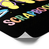 Grappige Flip Flops Scrapbooking Hobbyist Poster (Hoek)
