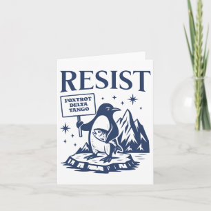 Grappige flippers verzetten zich tegen pinguïns kaart
