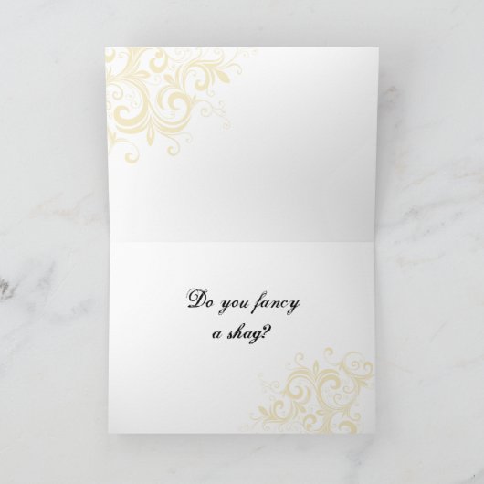 Grappige flirty paar Kaart (Binnen)