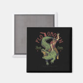 Grappige Flo Grown Florida Rodeo Magneet (Voorkant / Achterkant)