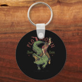 Grappige Flo Grown Florida Rodeo Sleutelhanger (Voorkant)