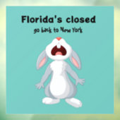 Grappige Florida New York Raamsticker (Vel 3)