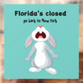 Grappige Florida New York Raamsticker (Vel 2)