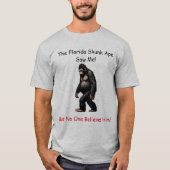 Grappige Florida Skunk Ape T-shirt (Voorkant)