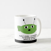 grappige Florky dump Trump mok (Voorkant rechts)