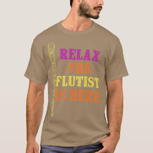 Grappige fluitist citaat muziek geschenk fluit t-shirt