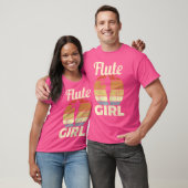 Grappige fluitmeisje fluitist blokfluit meisjes t-shirt (Unisex)