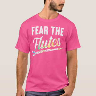 Grappige fluitspeler Shirt Vrees de fluiten cadeau