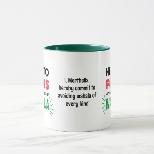 Grappige FOCUS OP WAHALA Mok (Midden)