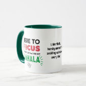 Grappige FOCUS OP WAHALA Mok (Voorkant links)