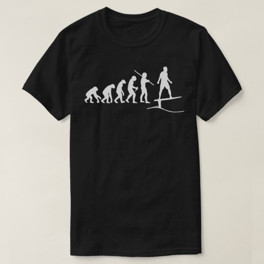 Grappige Foliën Surfen Boarding Evolution Wave Sur T-shirt (Design voorkant)