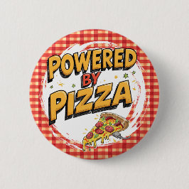 Grappige Foodie Accessoire pizza liefhebber macht Ronde Button 5,7 Cm