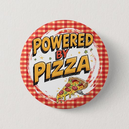Grappige Foodie Accessoire pizza liefhebber macht Ronde Button 5,7 Cm (Voorkant)