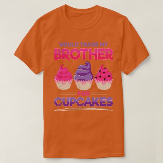 Grappige Foodie Baking Sweets Brother Frosting Cup T-shirt (Design voorkant)