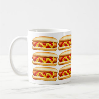 Grappige Foodie Hot Dog Koffiemok