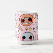Grappige Foodie monsters gezichten Koffiemok (Center)