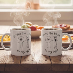 Grappige Foodie Soulmate Mok Romantische Bacon &