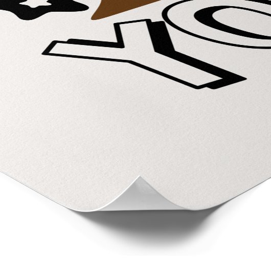 grappige footballs mama poster (Hoek)