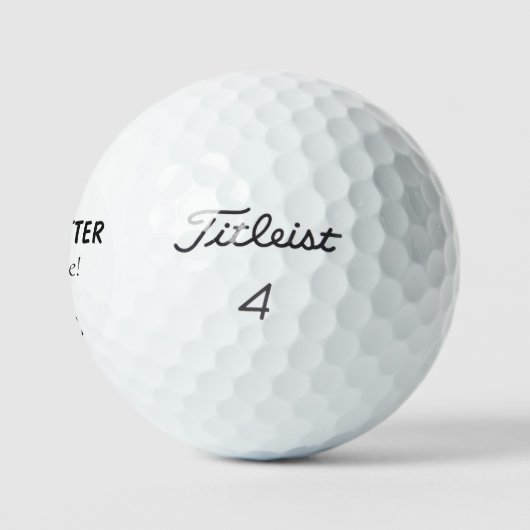 Grappige FORE Beter of Slechter Koppel Titleist Golfballen (Logo)